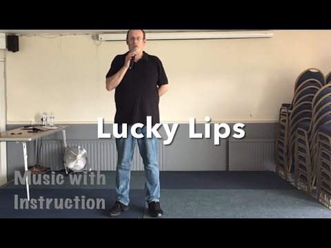 ABSOLUTE BEGINNER LINE DANCE LESSON 37 - Lucky Lips - Part 2 - Music with verbal instruction
