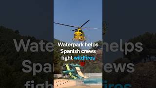 Spain's Valencia wildfires destroy 10,000 hectares; firefighters use waterpark for helicopter refueling