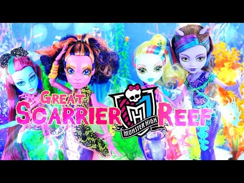 Doll Review: Monster High Great Scarrier Reef - 4K
