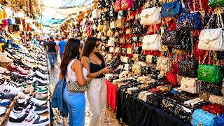 ISTANBUL TURKEY 2026 4K MARKET TOUR | Weekly Bazaar Fake Designer Bags, Shoes & Cheap Local Shopping