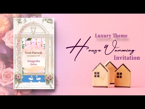 Housewarming Invitation || Griha Pravesh Invitation Video || RA 127