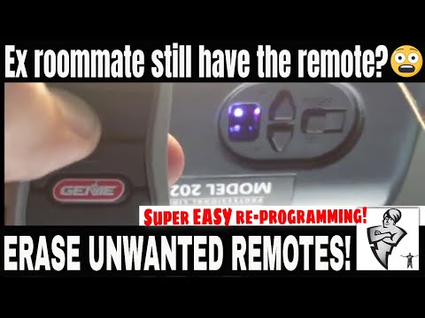 🆕 Easy How-To Erase and Reprogram Genie Garage Door Remotes and Keypad