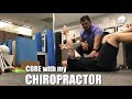 Core Work with My Chiropractor | Fixing My Back Pain!