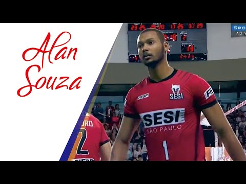 Powerful Jump Spikes by Alan Souza | Final Copa Brasil Masculina de Volei