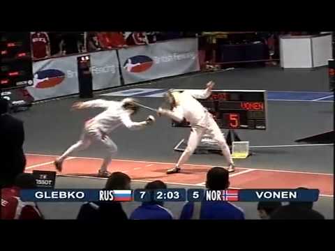 Belfast World Championships 2009 JME - L16 - Glebko RUS v Vonen NED