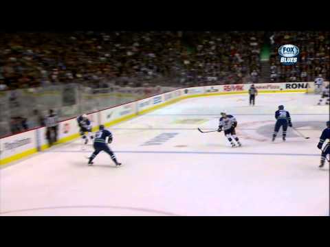 Patrik Berglund goal 3-2 Mar 19 2013 St. Louis Blues vs Vancouver Canucks NHL Hockey