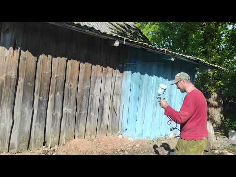 Как и чем можно быстро покрасить фасад стен дома. #Как_покрасить_стены_дома