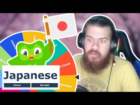 Speedrunning EVERY LANGUAGE on Duolingo (JAPANESE)
