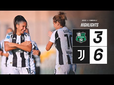 HIGHLIGHTS | SASSUOLO 3-6 JUVENTUS WOMEN | Serie A Femminile