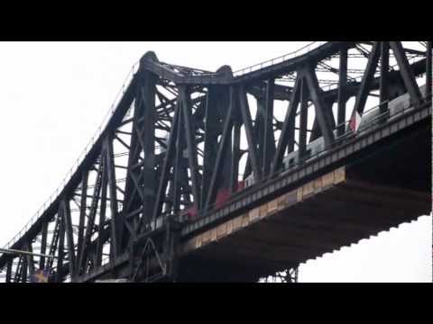 DB Regionalzug auf der Hochbrücke Rendsburg