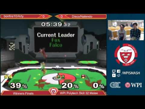 WPI PTS 32 - bonfire10 & Arty (Green) vs Disco & Natendo (Red) - Melee - Winners Finals