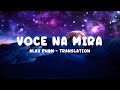VOCE NA MIRA Hwungii X DJ VGK1 English Lyrics