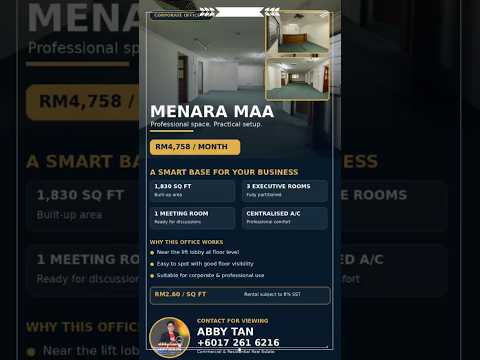 Menara MAA | Corporate Office | Centralised Air-Conditioning video