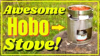 Awesome Hobo Stove [ Old Miner's Design ]