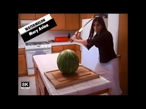 Ninja Mary Avina Slices Watermelon in Epic Slow-Motion [HD]