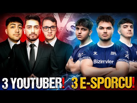 3 Youtuber VS 3 Gerçek E-Sporcu! | PUBG Mobile