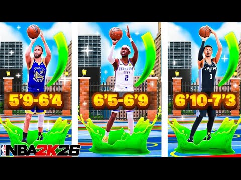 BEST JUMPSHOTS for ALL BUILDS & 3PT RATINGS on NBA 2K26 (AFTER PATCH) 🔥 Best jumpshot 2k26!