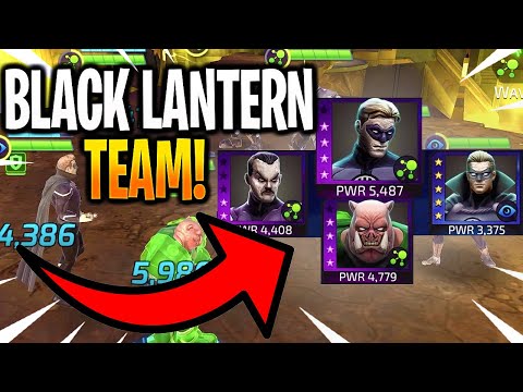 *NEW* BLACK LANTERN TEAM GAMEPLAY! - DC Legends