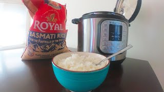 How to cook Basmati Rice in instant pot | White rice (Basmati) in pressure cooker