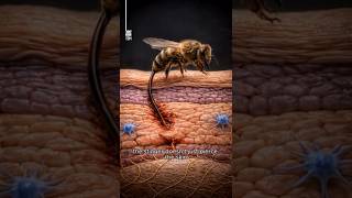 How a bee stings?