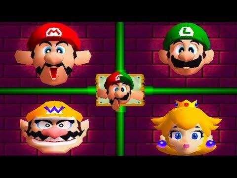 Mario Party 2 - All Brainy Minigames