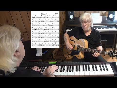 Strollin' ( 2 ) - Jazz guitar & piano cover ( Horace Silver )