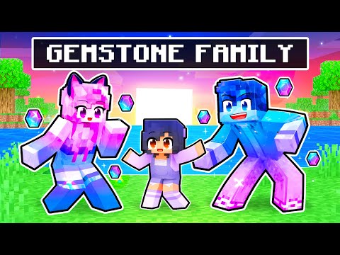 Aphmau - Adopted by the GEMSTONE FAMILY in Minecraft!