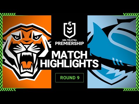 NRL Highlights | Wests Tigers v Cronulla-Sutherland Sharks | Match Highlights | Round 9, 2013 | NRL