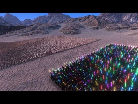 1000 JEDI VS 10000 CHICKENS! (Ultimate Epic Battle Simulator)