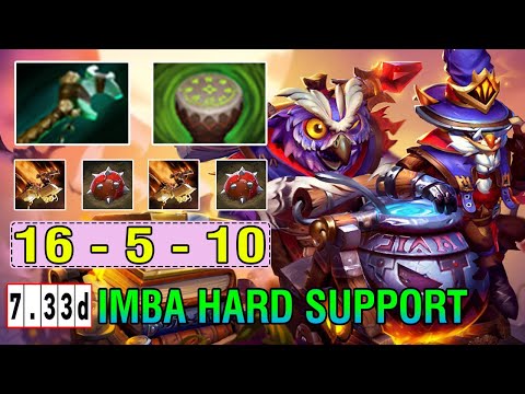 New IMBA [Techies] Hard Support Position5 Crazy 1Min - 1Kill Super OP Dota2 7.33D