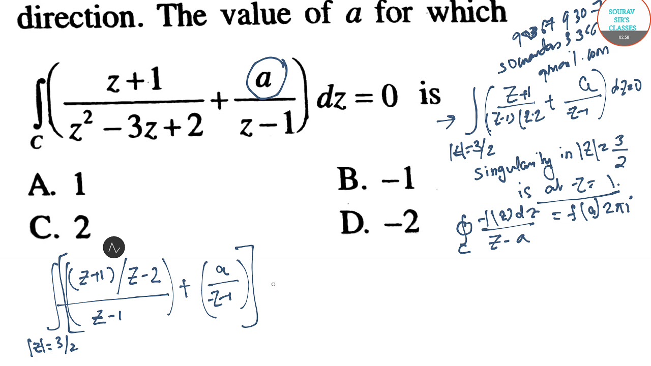 COMPLEX ANALYSIS OBJECTIVE QUESTIONS ONLINE LECTURES, STUDY MATERIAL,YEAR SOLVE,COMPLETE SOLUTION