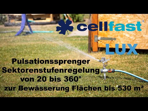 Cellfast Pulsationssprenger | Rasensprenger | Impulsprenger LUX | Deutsch