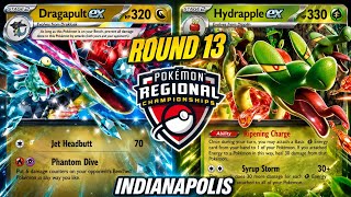Dragapult VS Hydrapple Mega Kangaskhan Regional Champions Indianapolis Round 13 2026 Day 2