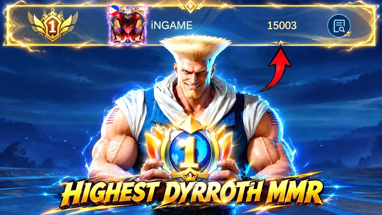 HIGHEST GLOBAL 1 DYRROTH MMR OF ALL TIME 😱 (15000 MMR) – PERFECT TRICKS YOU NEED TO KNOW 🔥