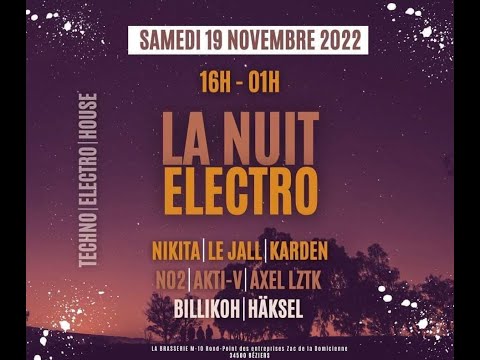NIKITA @ LA NUIT ELECTRO - Brasserie M - BEZIERS - 19 11 2022
