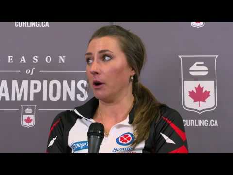 2017 Scotties Tournament Of Hearts - Media Scrum - Draw 4