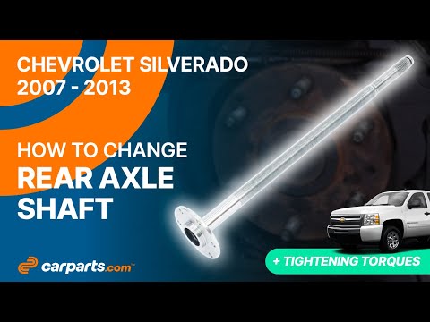 How to Replace Rear Axle Shaft 2007 - 2013 Chevrolet Silverado