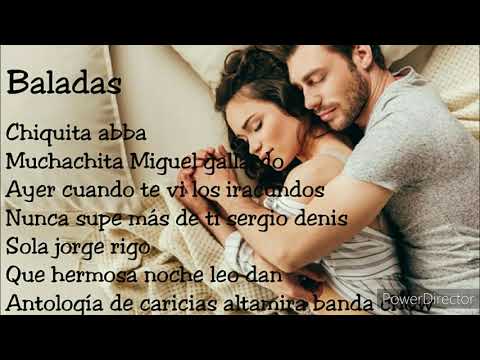 mix variado de baladas
