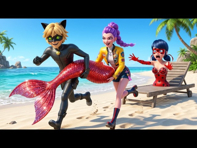 MERMAID LADYBUG TAIL Is STOLEN By Rumi & Cat Noir [ SODA POP ] Lady Bug & Kpop Demon Hunters MV