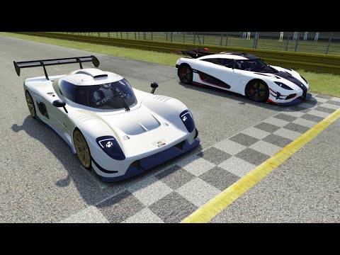 Ultima RS vs Koenigsegg One:1 at Monza Full Course