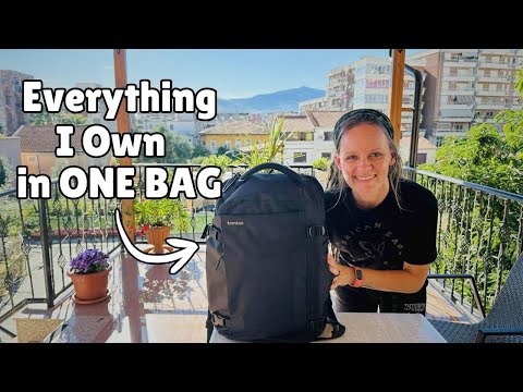 Everything I Own Fits in 1 Bag | Extreme Minimalism + Slow Travel 🌍