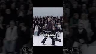 When the designer gave us a better walk than his own models 😩 #shorts #model #runwaymodel #fashion