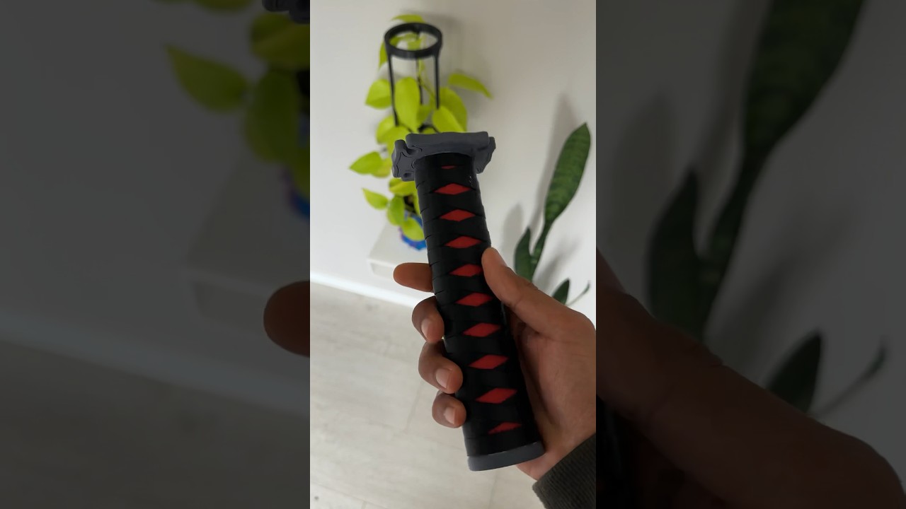 3D-Printed ASMR Collapsing Katana. #3dprinting #asmrsounds #asmr