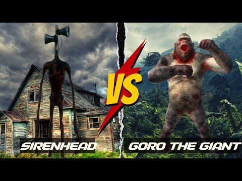 Sirenhead vs Goro The Giant - Animal Revolt Battle Simulator