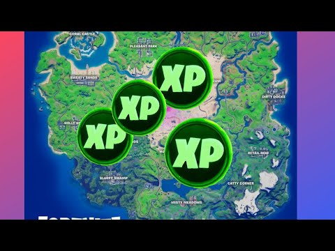 ALL Green XP Coins Locations Week 8 - Fortnite