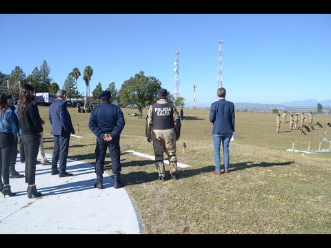 Seguridad fortalecerá la División Canes de la Policía de Salta