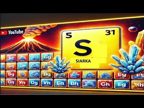 Pierwiastek Siarka – Żółty Skarb Ziemi!