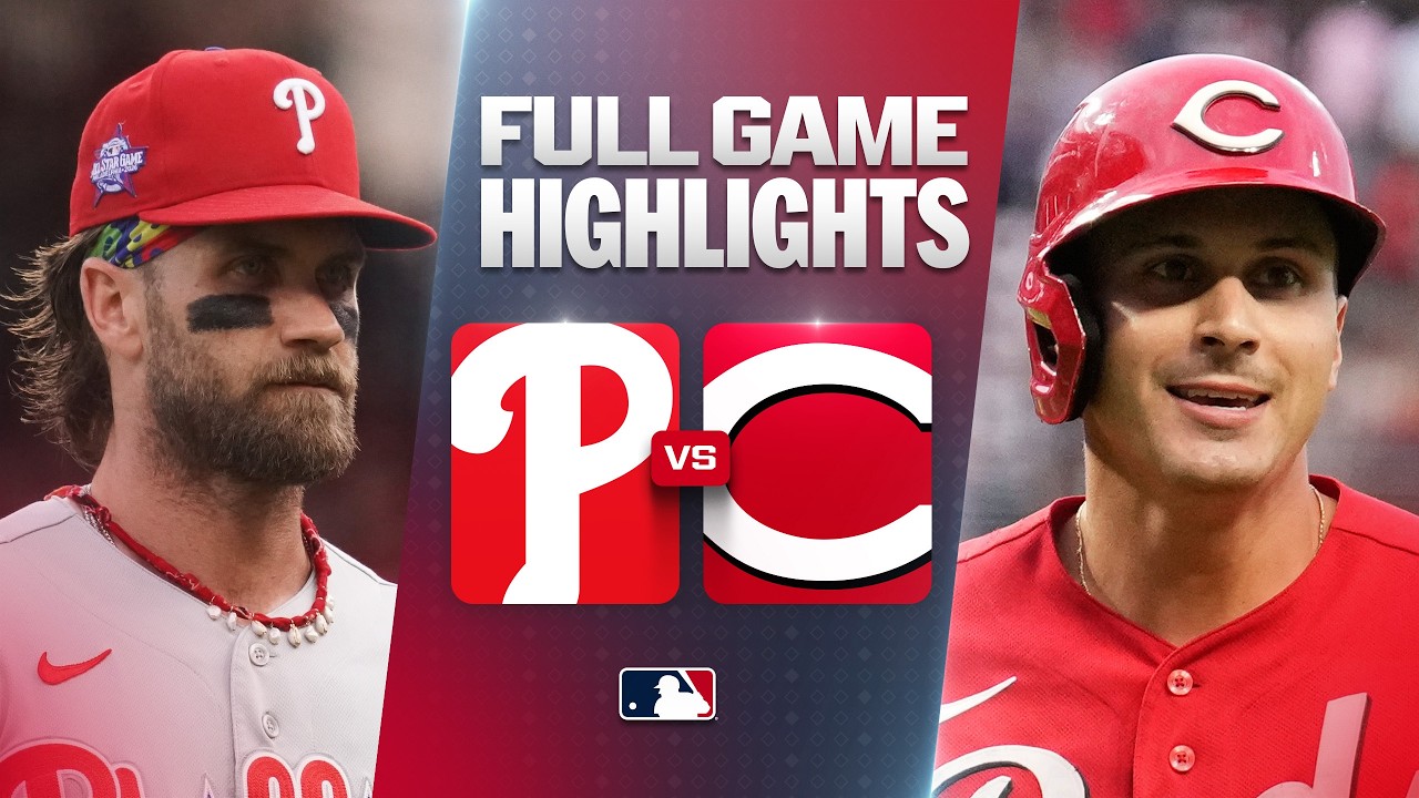 PHILLIES vs. REDS: Official Full Game Highlights (July 9) | 2026 MLB Season