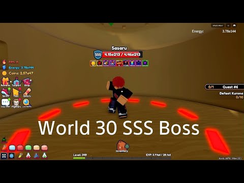 Anime Eternal World 30 SSS Boss Location