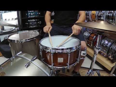 Temple Drums Brazilian Rosewood 6.5x14" Single Ply Snare Drum